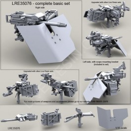 MK19-3 40mm Grenade Machine Gun on MK93 Machine Gun Mount with Bearing Sleeve pedestal and classic GPK armour shield (with/without shield)