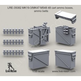 MK19-3/MK47 M548 48 cart ammo boxes, ammo belts