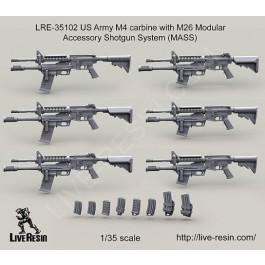 US Army M4 carbine with Knight's Armament 5.56MM QDSS NT4 suppressor