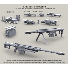 Barrett M107A1 .50 Caliber Long Range Sniper Rifle (LRSR) and M107A1 CQB 