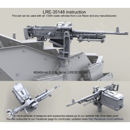 M240H on General Dynamics vertical arm mount