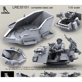 Save-A-Gunner turret for all vehicles. Recommended to use with LRE35152 set, for mount  on all vehicles 