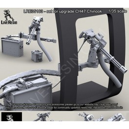 CH47 Chinook Door M134D Minigun mount. General Dynamics/Dillon Chinook Weapon Mount with Armament Subsystem Arm, M134D Minigun Door mount. For 1/35 Trumpeter 05105 CH-47D CHINOOK modeland all other  Chinook CH-47D/F/G / MH-47E conversions