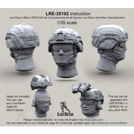 Covered MICH 2000 helmet with Helmet Rail System and Norotos universal NVG shroud