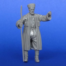 The old man the Caucasian, local guide