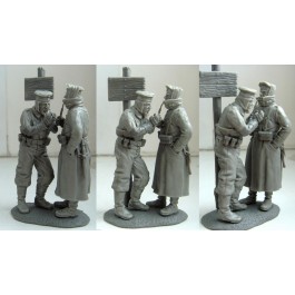The German soldiers.  WWI 2 figures