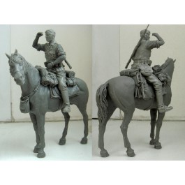 The German soldier on a horse WWII (1figires+horse)