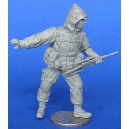 The modern Russian soldier with VSS "Vintorez" Special Sniper Rifle