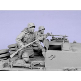 German panzergrenadieren SS. Kharkow,winter 1943. Two figures. 