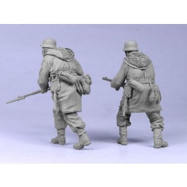 German infantry SS №6. Kharkow,winter 1943. Two figures. 