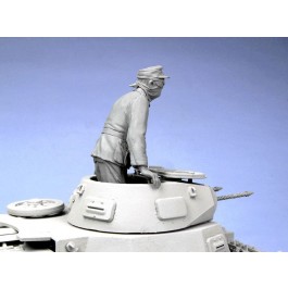 German tank officer.  Afrika Corps 1941.  One figure. 