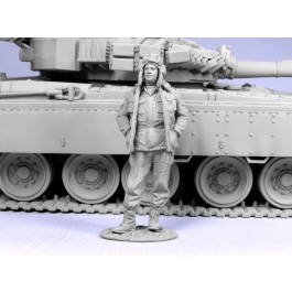 Russian modern tank officer.  Chechniya 1994-2005.  One figure. 