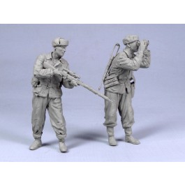 Soviet Snipers №2.  V. Zaitsev.  Winter 1942-43.  Two figures. 