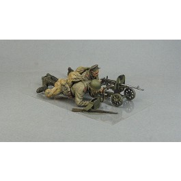 Soviet "SG-43" M.G.  crew.  Summer-winter 1943-45.  Two figures. 