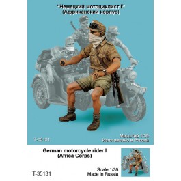 German motorcycle rider I (Africa Corps)