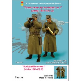Soviet artillery crew (Winter 1941-43)