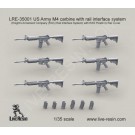 US Army M4 carbine with closed rail interface system Knight's Armament Company RAS