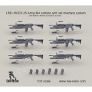US Army M4 carbine with M203A1 40mm Grenade Launcher