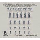 US Army AN-PRC-148 Multiband Inter-Intra Team Radio with and whitout cover, Thales 25 Palm Speaker Microphone, Comtac II - Peltor Communication Headsets, Sonetronics Radio Handset H-250, Motorola XTS5000