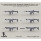USSOCOM SCAR weapon system FN SCAR-H - Mk. 17 Close Quarter CombatCQC and Close Quarter CombatCQC with suppressor military SCAR-D-sd Advanced armament corp