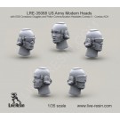 US Army Modern Heads with ESS Crossbow Goggles and Peltor Communication Headsets Comtac II - Comtac ACH