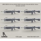 US Army M16A4 MWS Automatic rifle with M203A1 40mm Grenade Launcher