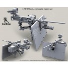 M2 Browning .50 Caliber Machine Gun on MK93 Machine Gun Mount with heavy pedestal, Bearing Sleeve Extension and wide S.A.G. (Save-A-Gunner) armour shield, Night Reaper CSWL (Crew Served Weapon Light) with Mk93 Cantilever Bracket, M2 NV sight mount and DCL