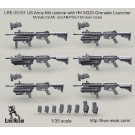 US Army M4 carbine with HK M320 Grenade Launcher Module (GLM) and AN/PSQ-18A laser scope
