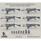 US Army M4 carbine with Knight's Armament 5.56MM QDSS NT4 suppressor