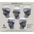 Uncovered Mich Helmet with Norotos one hole shroud and Milspec MICH plate