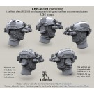 Head with balaclavas without glasses, for GPNVG - 18 in down (work) position or any other NVG
