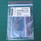  a hexagon standart bolt head, size S "on a turn-key basis" -0.7mm; diameter of the aperture for installation-0.5mm;160 pcs.