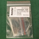 a hexagon standart bolt head, size S "on a turn-key basis" -0.8mm; diameter of the aperture for installation-0.6mm;140 pcs.