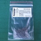  a bolt head on a washer, size S "on a turn-key basis" - 1.4mm; diameter of the aperture for installation-1.0mm;  100 pcs.