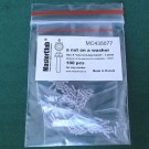  a nut on a washer, size S "on a turn-key basis" - 1.2mm; diameter of the aperture for installation-1.0mm;  100 pcs.