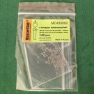  a hexagon bullet-proof bolt head, size S "on a turn-key basis" - 0.6mm; diameter of the aperture for installation-0.5mm;  140 pcs.
