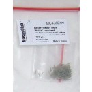 "Polish" cone-head  bullet-proof bolt, diameter of the head-0.8mm; diameter of the aperture for installation-0.6mm; 140 pcs.
