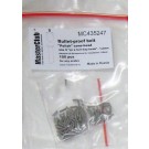 "Polish" cone-head  bullet-proof bolt, diameter of the head-1.2mm; diameter of the aperture for installation-0.4mm; 110 pcs.