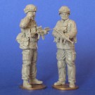 The modern American soldiers. 2 figures
