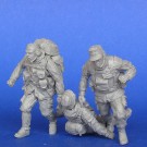 The modern German soldiers 3 figures