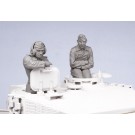 German SS tank crew №2. Summer 1940-45. Two figures.