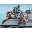Soviet motor rifle troops №4. Summer 1943-45.  Two figures. 