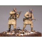 German infantry SS №3. Kharkow,winter 1943. Two figures. 