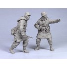 German infantry SS №4. Kharkow,winter 1943. Two figures. 