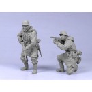 German infantry SS №5. Kharkow,winter 1943. Two figures. 