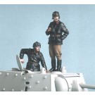 Soviet tank crew.  Summer 1941.  Two figures. 