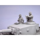 German tankers.  Kursk, summer 1943.  Two figures. 