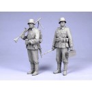 German infantrymen.  Summer 1939-44.  Two figures. 