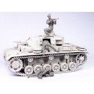 Escaping German tank crew.  Summer 41-44.  Three figures. 
