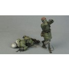 German panzergrenadiers in action II.  Kharkow, winter - spring 1943. Two figures. 